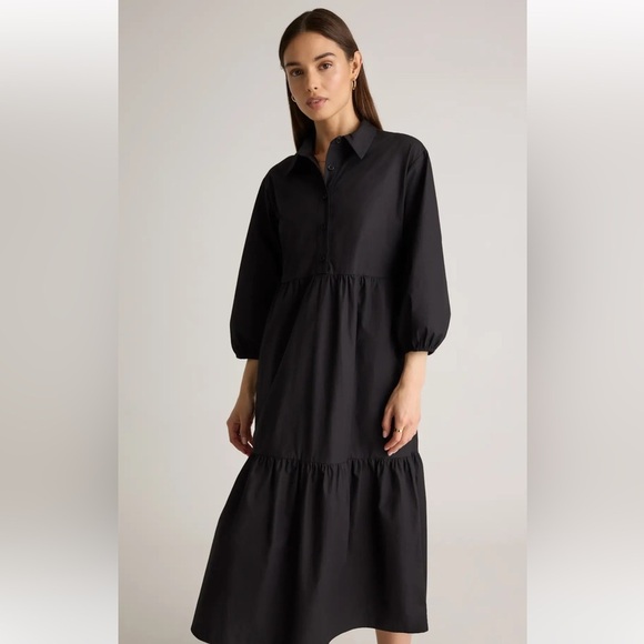 Quince- Organic Cotton Maxi Dress - XS 
Pockets - NWT - Picture 3 of 9